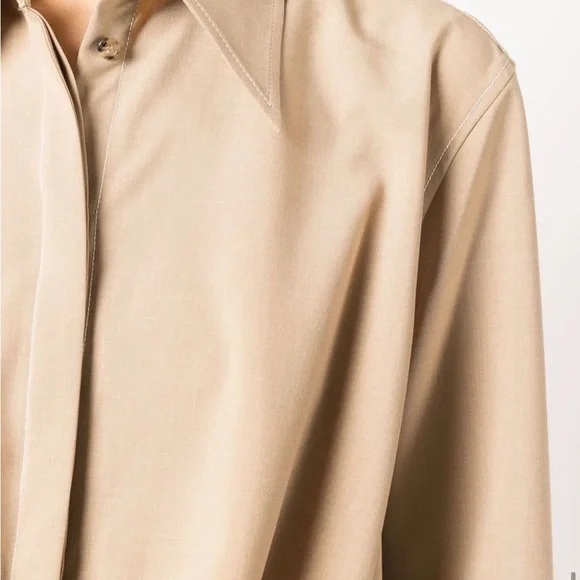 JW ANDERSON Waterfall poplin shirt, size 2